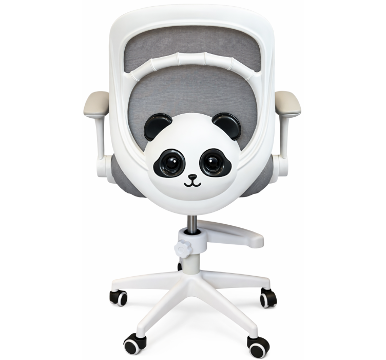 Крісло обертове дитяче PERFECT KIDS PANDA GRAY10